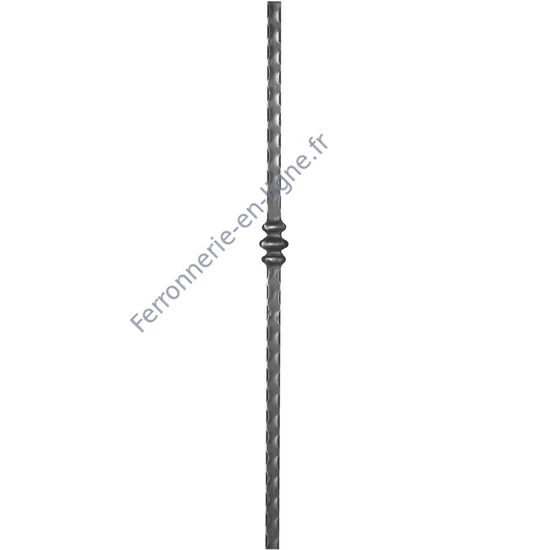 accessoire de ferronnerie, poteau en fer forgé