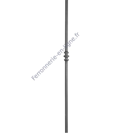 accessoire de ferronnerie, poteau en fer forgé
