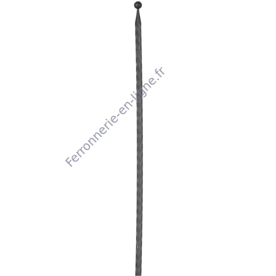 accessoire de ferronnerie, barreau en fer forgé