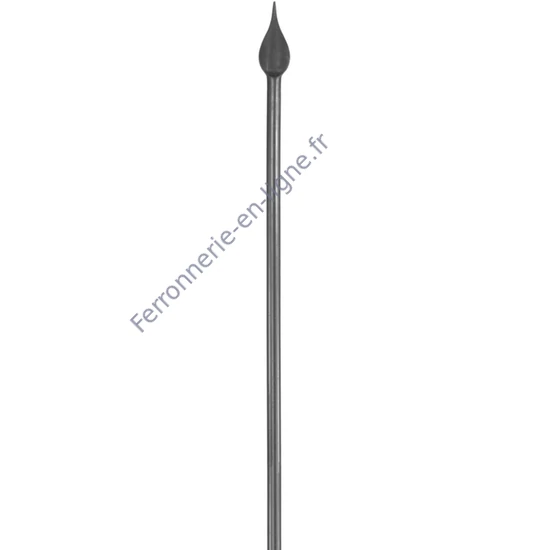 accessoire de ferronnerie, barreau en fer forgé