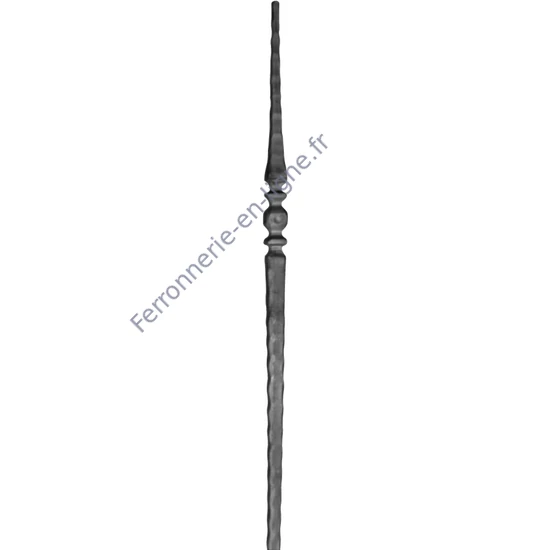 accessoire de ferronnerie, poteau en fer forgé