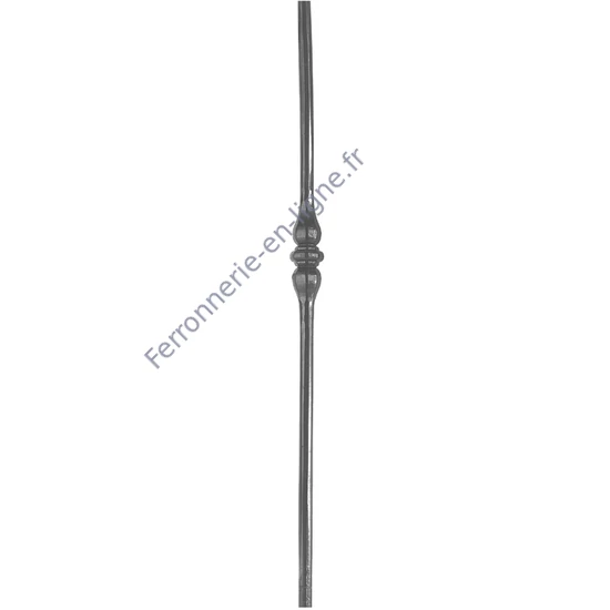 accessoire de ferronnerie, poteau en fer forgé