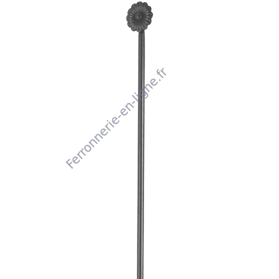 accessoire de ferronnerie, barreau en fer forgé