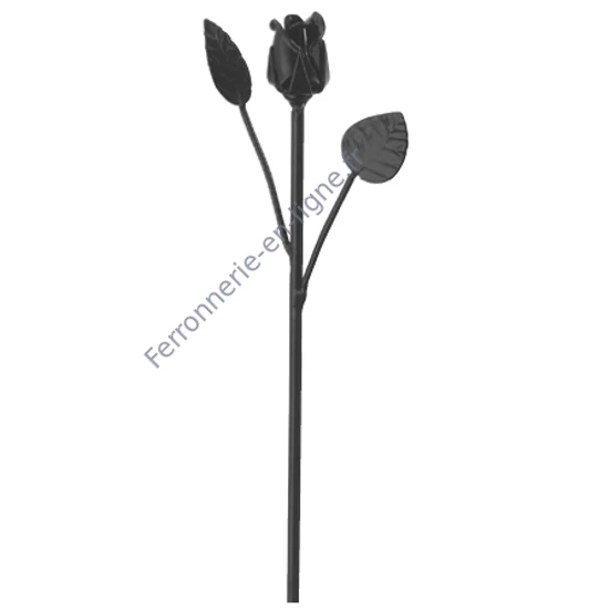décoration en fer forgé, fleurs en fer forgé