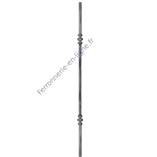 accessoire de ferronnerie, barreau en fer forgé