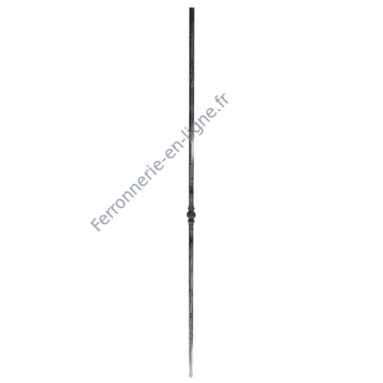 accessoire de ferronnerie, barreau en fer forgé