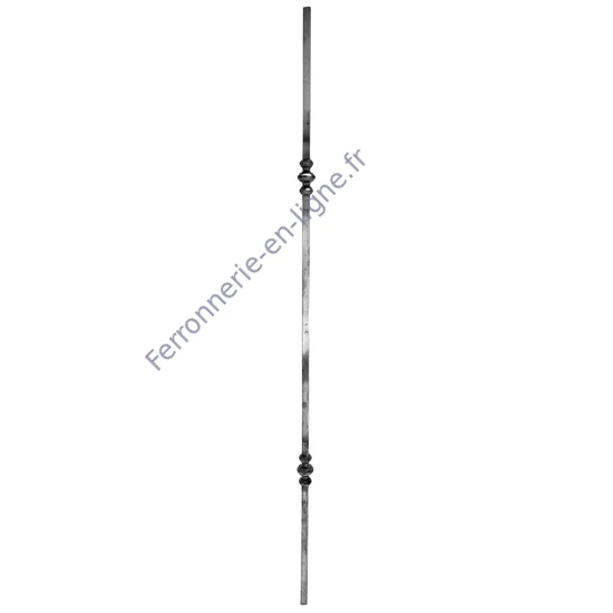 accessoire de ferronnerie, barreau en fer forgé