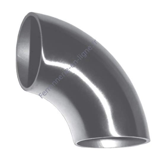 Coude 90°, inox (AISI 304)