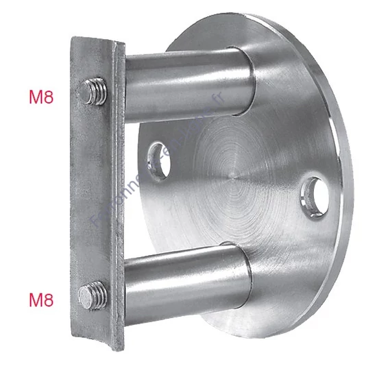Platine de fixation laterale, inox (AISI 304), différentes dimensions