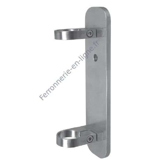 Platine de fixation laterale, inox (AISI 304)