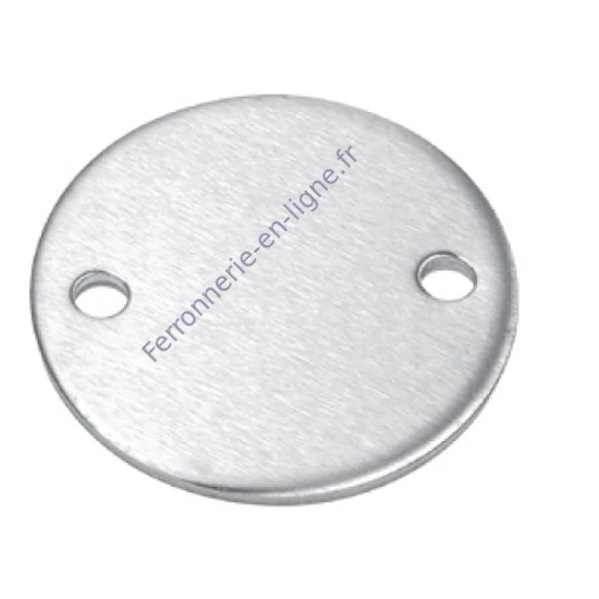 Platine ronde, inox (AISI 304), différentes dimensions