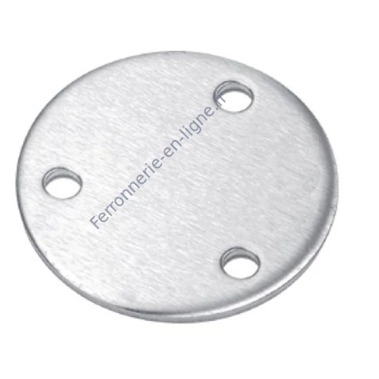 Platine ronde, inox (AISI 304), différentes dimensions