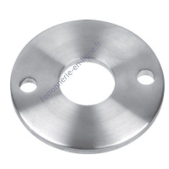 Embase / Platine Ronde 22mm En Inox 316 - Angle Droit 90° - Modèle A4 - Neuf - FP INOX