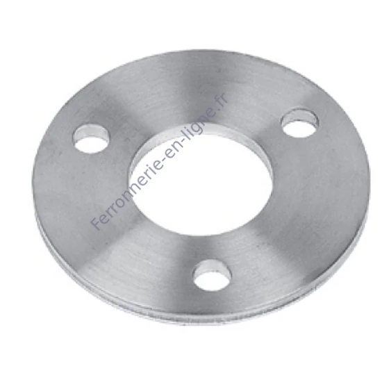 Platine ronde, inox (AISI 304), différentes dimensions