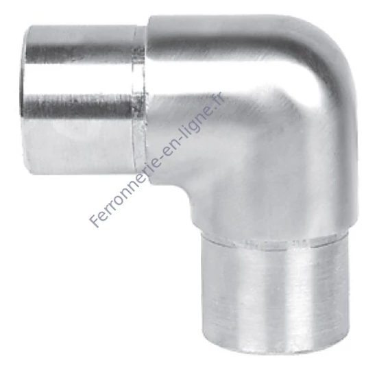 Raccord à 90°, inox (AISI 304), différentes dimensions