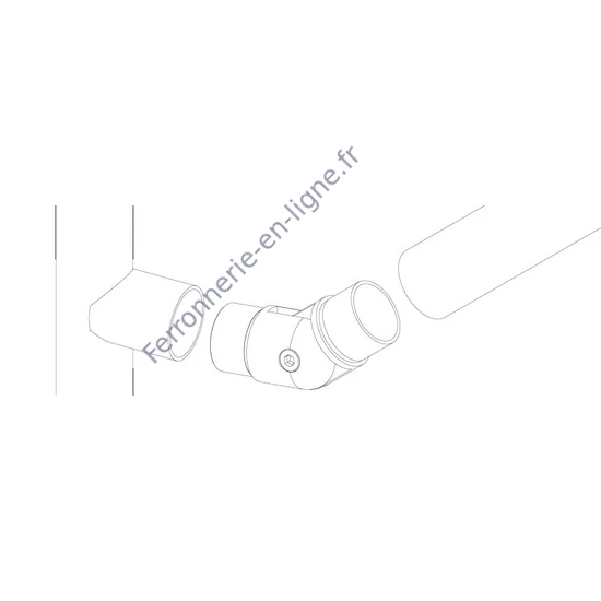 Raccord orientable, inox (AISI 304), différentes dimensions
