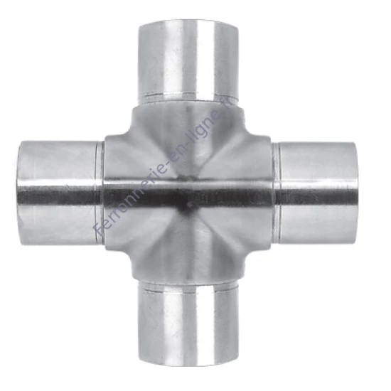 Raccord en Croix 90°, inox (AISI 304), différentes dimensions