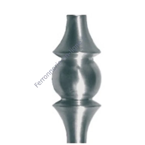 Manchon décoratif inox (AISI 304) avec trou fileté M6, différentes dimensions