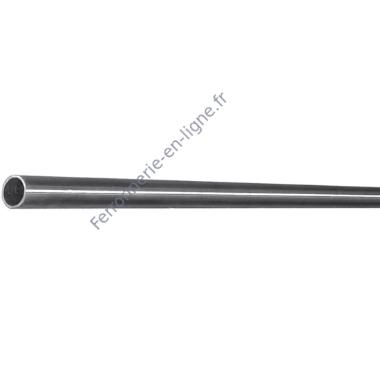 Tube rond pour chariot coulissant, inox (AISI 304)