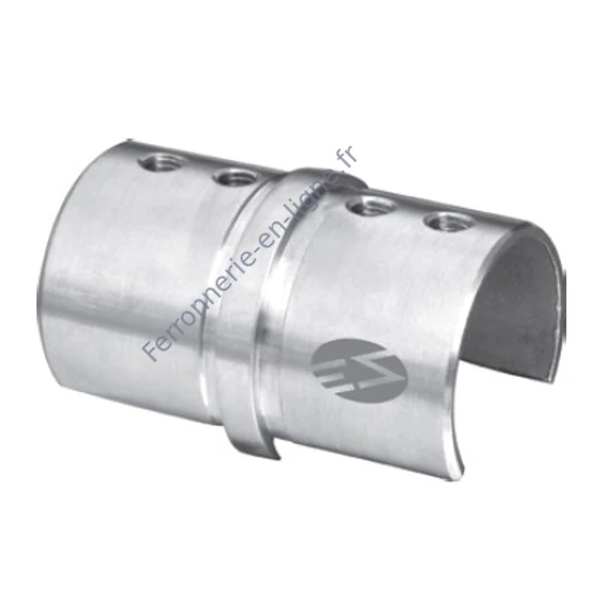 Raccord pour tubes à rainuré, inox (AISI 304)