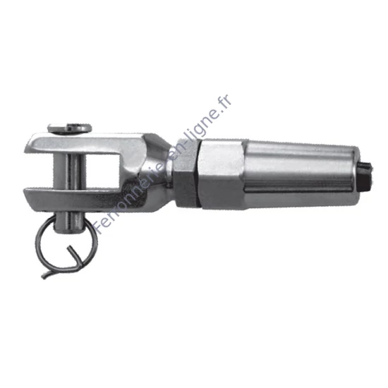 Embout de fourche pour câble inox (AISI 316), différentes dimensions