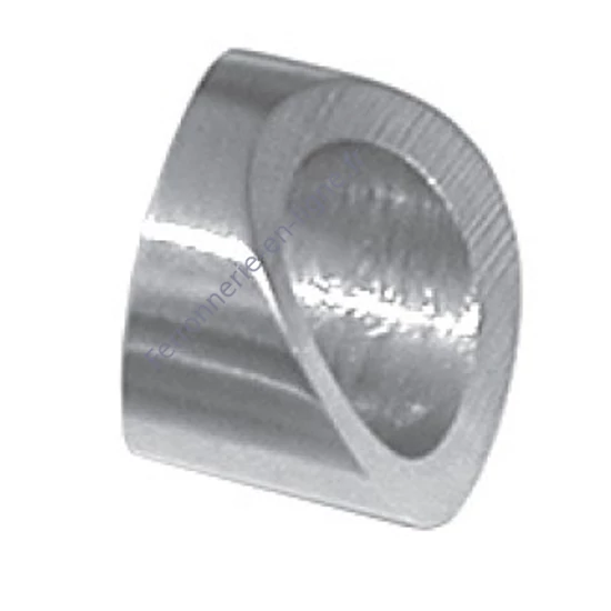 Anneau pour support de câble, à utiliser avec tube rond, inox (AISI 316), différentes dimensions