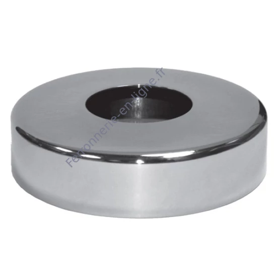 Rosace de couverture, inox (AISI 316), poli miroir, différentes dimensions