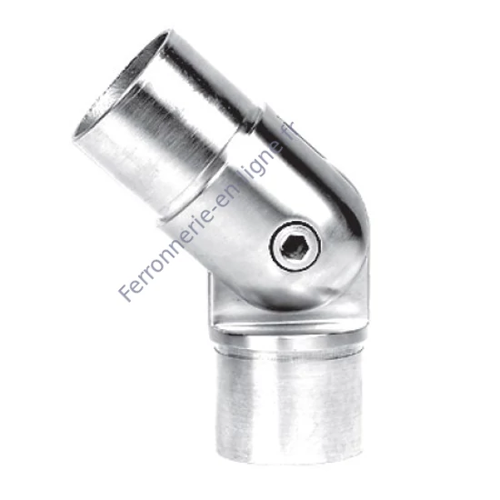Raccord orientable, inox (AISI 316), poli miroir