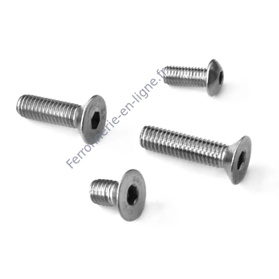 Vis, inox (AISI 304), différentes dimensions
