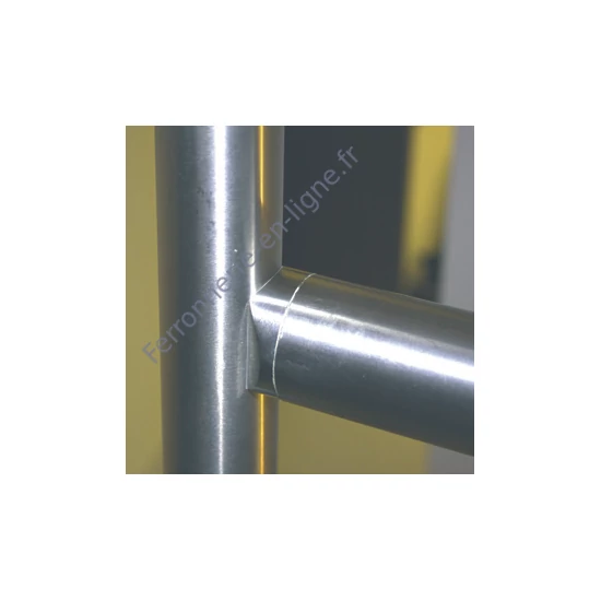 Support de main courante et connecteur pour tube rond, pour tube rond, inox (AISI 316), différentes dimensions