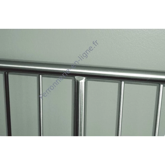 Support de main courante et connecteur pour tube rond, pour tube rond, inox (AISI 316), différentes dimensions