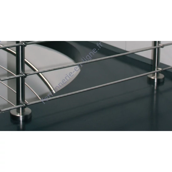Rosace de couverture, inox (AISI 304), différentes dimensions
