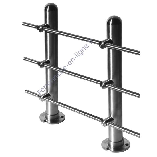 Platine murale, inox (AISI 304), différentes dimensions