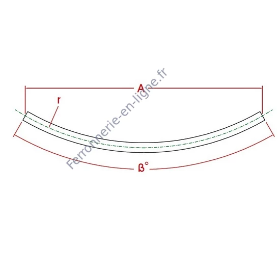 Tube coude à angle - production sur demande, inox (AISI 304)