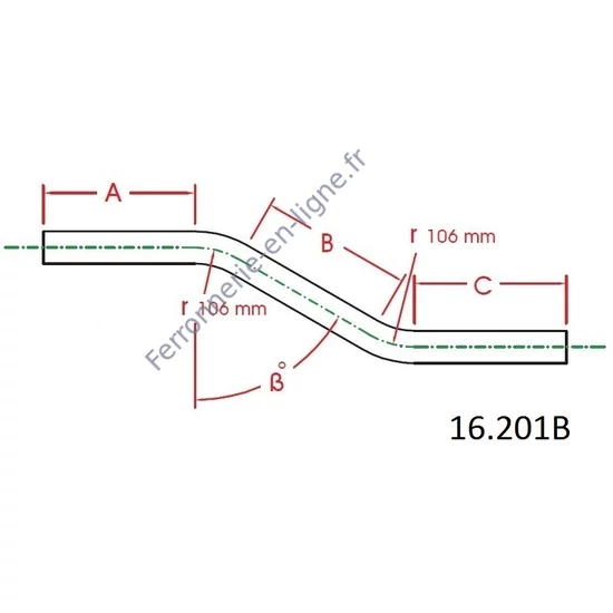 Tube coude à angle - production sur demande, inox (AISI 304)