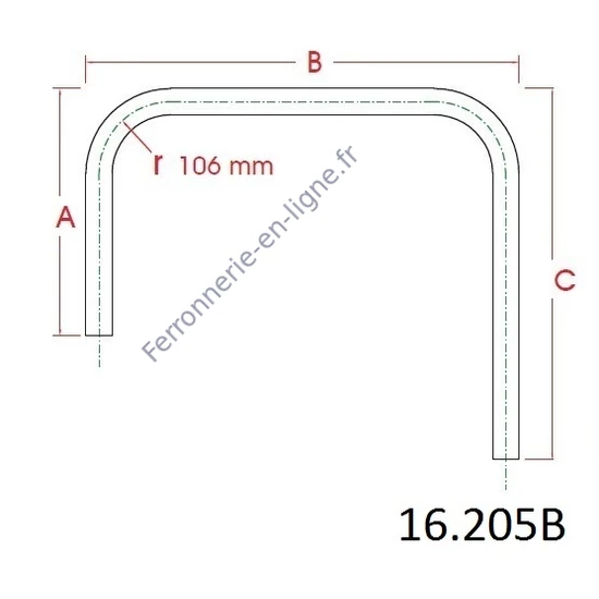 Tube coude à angle - production sur demande, inox (AISI 304)