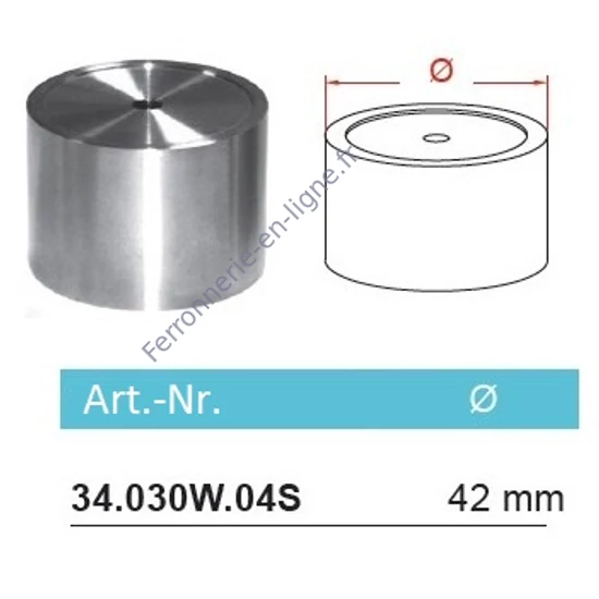 Raccordpour arc d'angle, inox (AISI 304)
