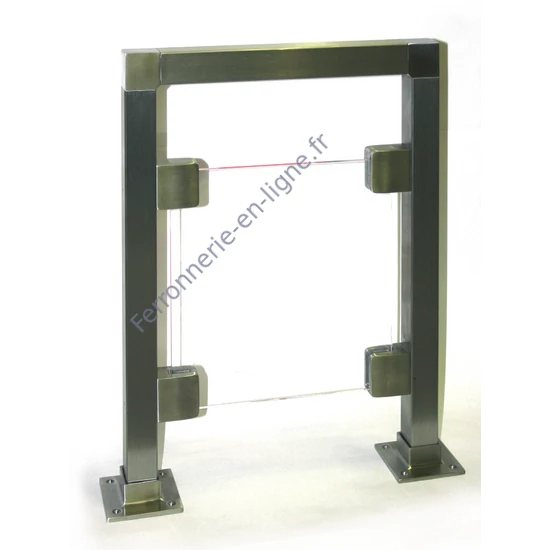 Platine murale, inox (AISI 304)