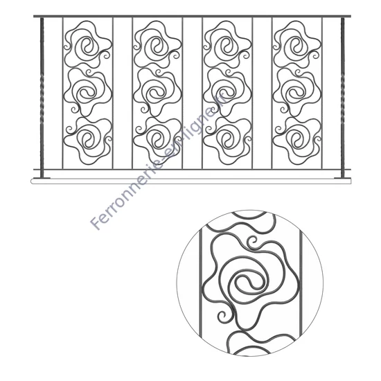 Élément décoratif abstrait