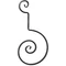 Grande volute en fer forgé