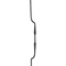 Barreau de balcon, barreau galbé design moderne en fer forgé, profil carré martelé, différentes sections