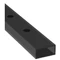 Tube rectangulaire semi-perforé 40x20x2mm, différentes dimensions de trous