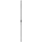 Barreau en fer forgé, profil rond lisse, différentes dimensions et pointes de lance