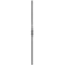 Barreau en fer forgé, profil rond lisse, différentes dimensions et pointes de lance