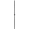 Barreau en fer forgé, profil rond lisse, différentes dimensions et pointes de lance