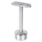 Support de main courante rond, pour tube rond, inox (AISI 304), différentes dimensions