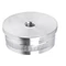 Embout plat pour tube rond avec filetage M8, inox (AISI 304), différentes dimensions