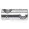 Support de barre avec trou traversant, &quot;twin&quot;, inox (AISI 304), différentes dimensions