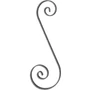 accessoire de ferronnerie, volute en fer forgé