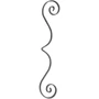 accessoire de ferronnerie, volute en fer forgé